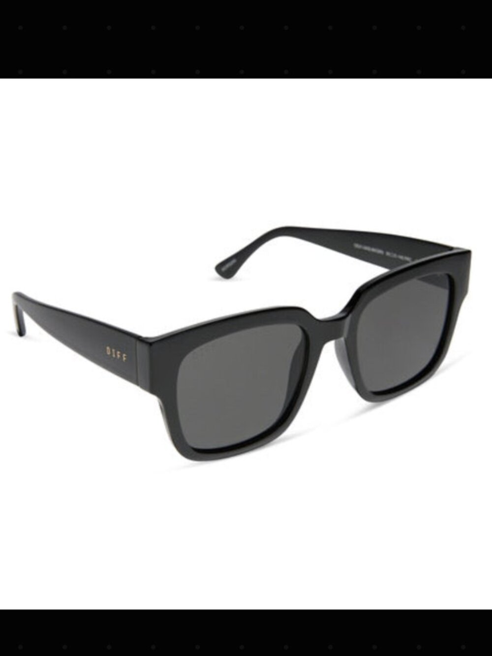 Diff Eyewear - Morgan Sunglasses - Zoe Black